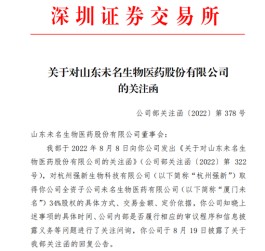 核心子公司归谁？这家药企再收关注函！