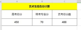 艺术生高考分数怎么算(艺术生高考分数怎么算2023)