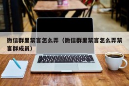 微信群里禁言怎么弄（微信群里禁言怎么弄禁言群成员）