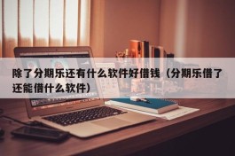 除了分期乐还有什么软件好借钱（分期乐借了还能借什么软件）