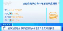 利润暴增！美国能源企业大赚特赚 其他行业承压