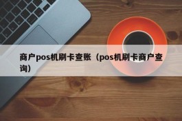商户pos机刷卡查账（pos机刷卡商户查询）