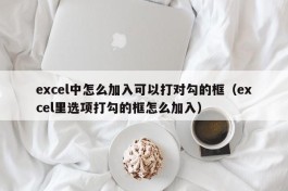 excel中怎么加入可以打对勾的框（excel里选项打勾的框怎么加入）