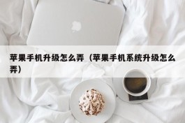 苹果手机升级怎么弄（苹果手机系统升级怎么弄）