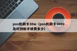 pos机刷卡30w（pos机刷卡3000及时到帐手续费多少）