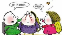 流鼻血的正确止血方法(流鼻血的正确止血方法图片举起手可以吗)