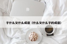子什么父什么成语（什么父什么子的成语）