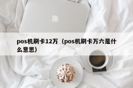 pos机刷卡12万（pos机刷卡万六是什么意思）