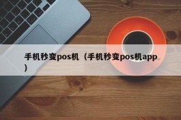 手机秒变pos机（手机秒变pos机app）