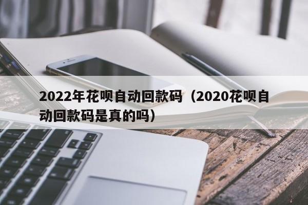 2022年花呗自动回款码（2020花呗自动回款码是真的吗）