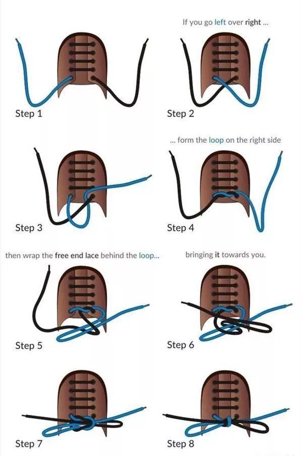 系鞋带的24方法图解