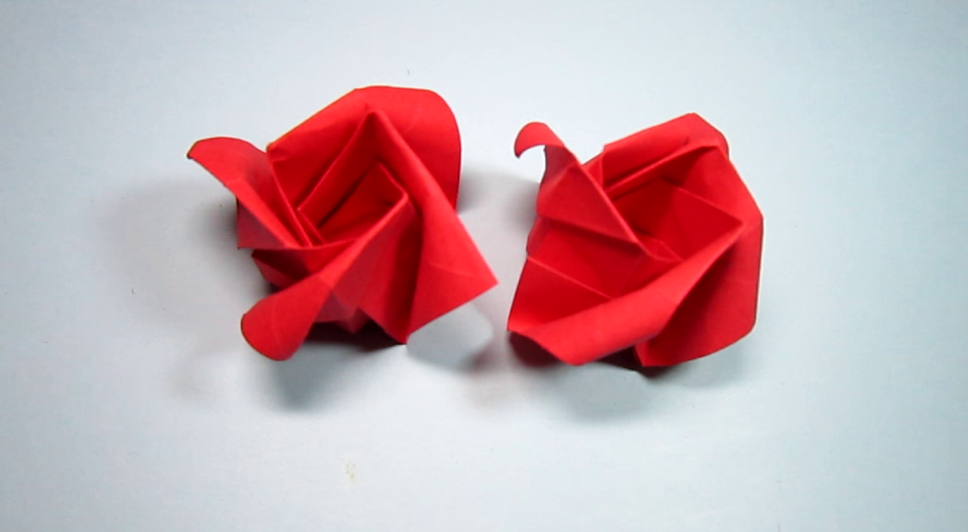 手工玫瑰花折纸方法(手工艺玫瑰花的折法)