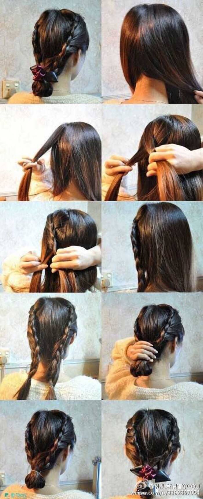 绑头发的方法100种(绑头发方法100种小女孩视频)